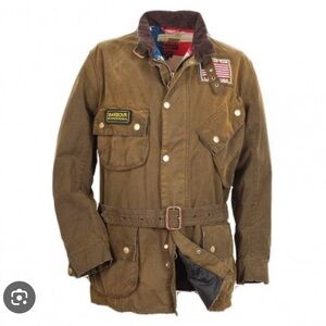 Barbour steve mcqueen wax jacket size small